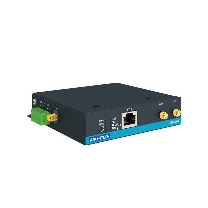 ICR-2000, EMEA, 1x Ethernet, Wi-Fi, Metal, Without Accessories